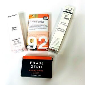 Beauty Bundle! Whish Lip Scrub, grace & stella, phase zero blush, erno laszio